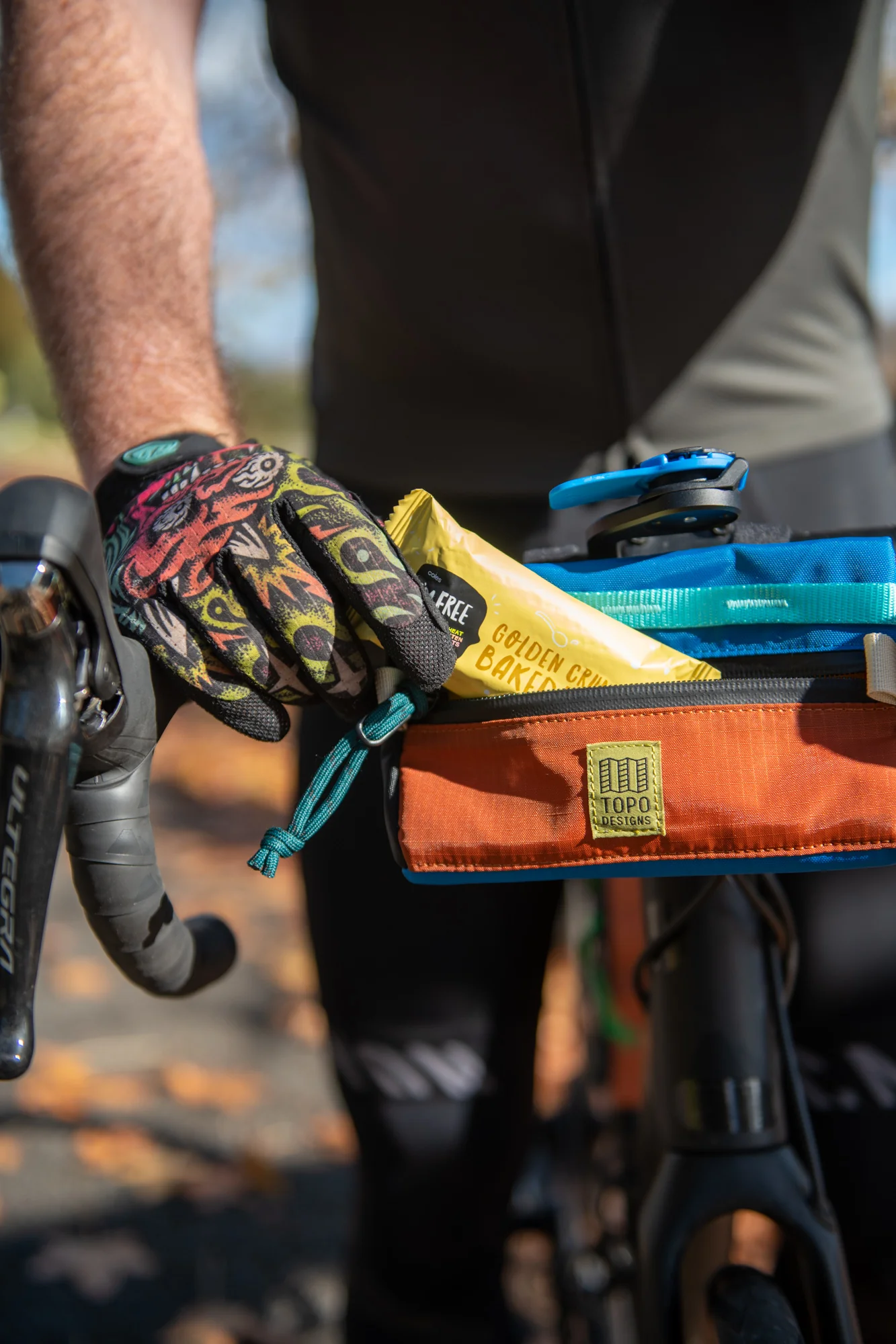 Bike Bag Mini Mountain 1L Clay/Blue - Image 5