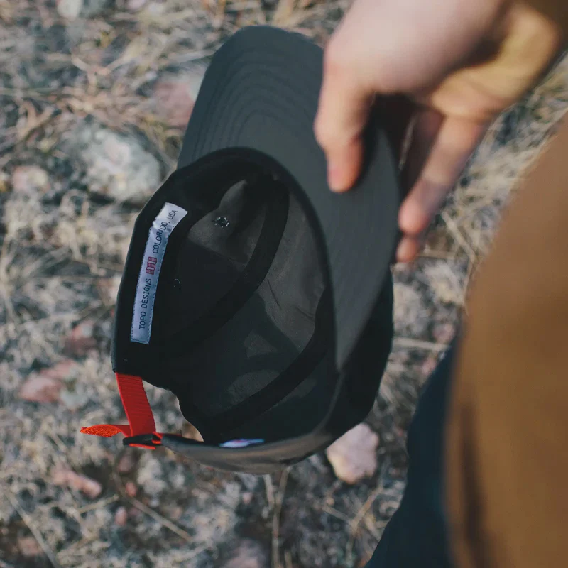 Nylon Camp Hat Navy - Image 8
